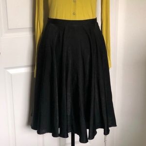 ANGL Black Circle Skirt